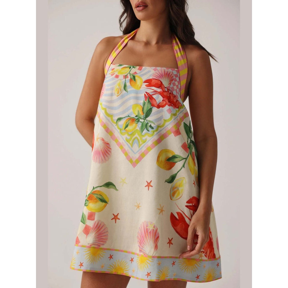 NOIB Hazel Mini Dress - Summer Zest