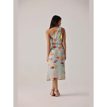 NOIB Isla Midi Dress - Seaborn
