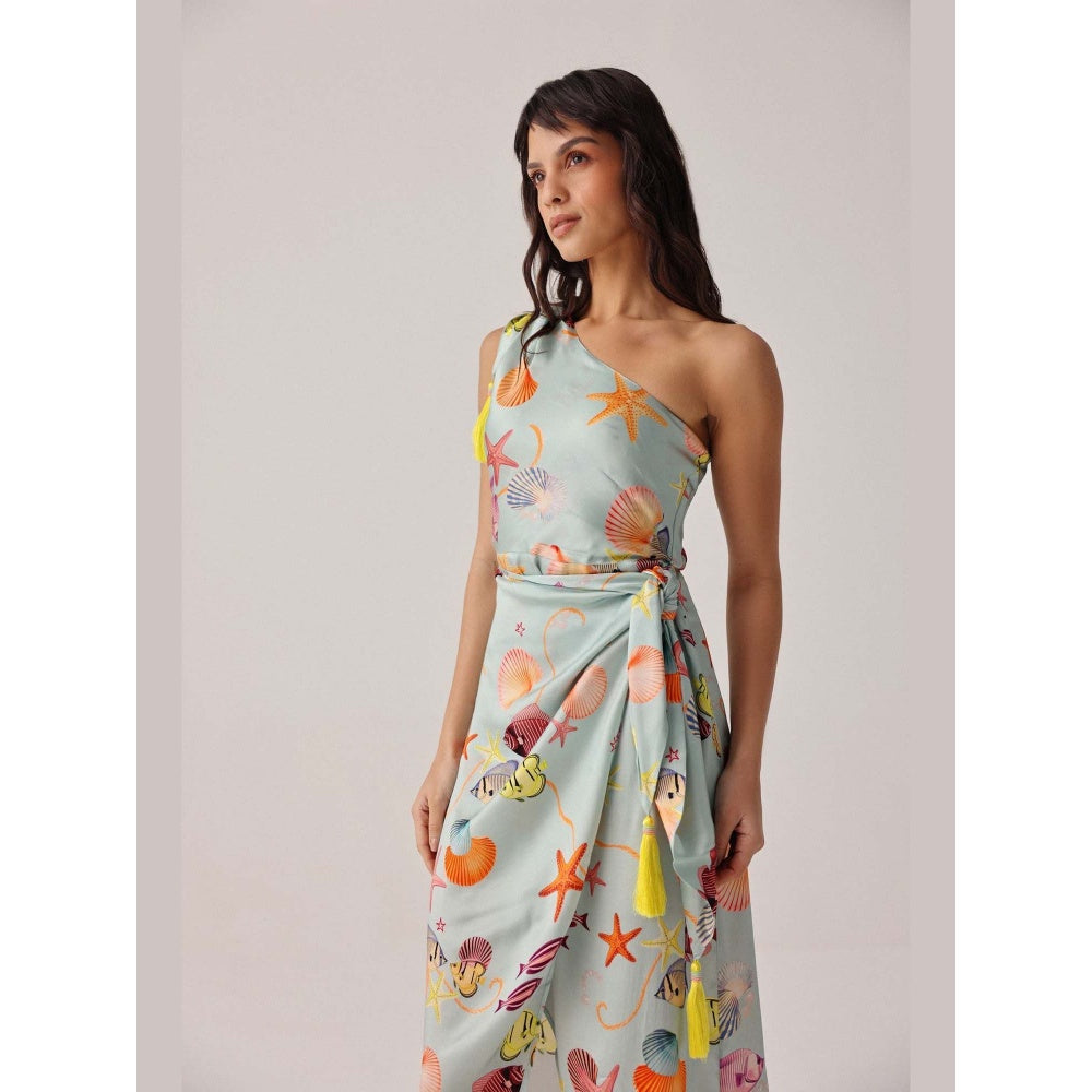 NOIB Isla Midi Dress - Seaborn