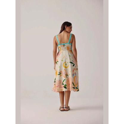 NOIB Nora Midi Dress - Azure
