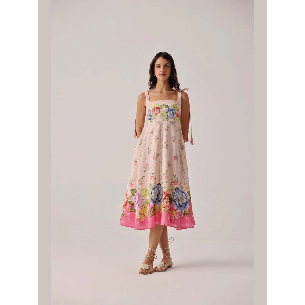 NOIB Nora Midi Dress - Bloom