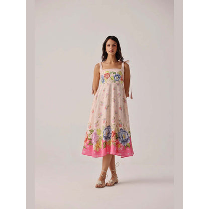 NOIB Nora Midi Dress - Bloom
