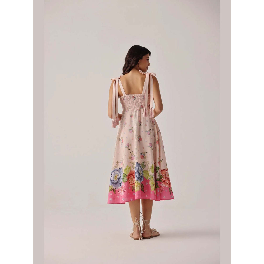 NOIB Nora Midi Dress - Bloom