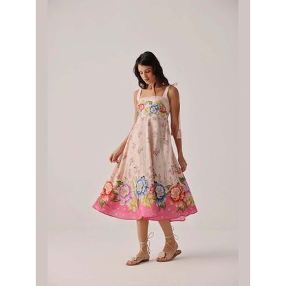 NOIB Nora Midi Dress - Bloom