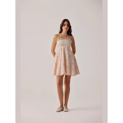 NOIB Nora Mini Dress - Peach