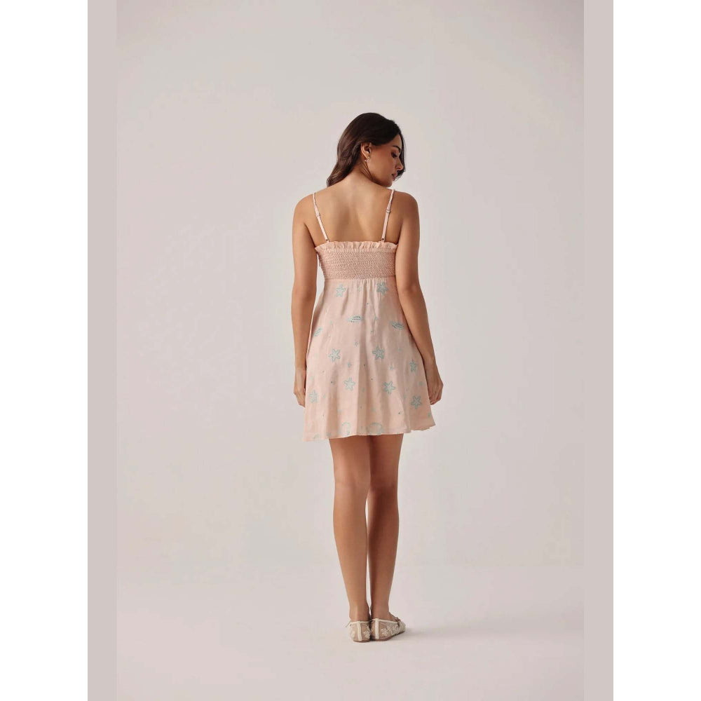 NOIB Nora Mini Dress - Peach