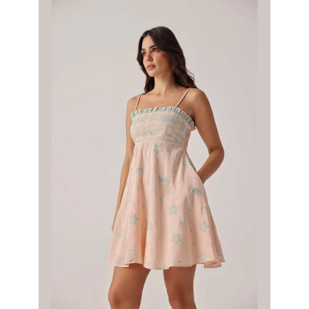NOIB Nora Mini Dress - Peach