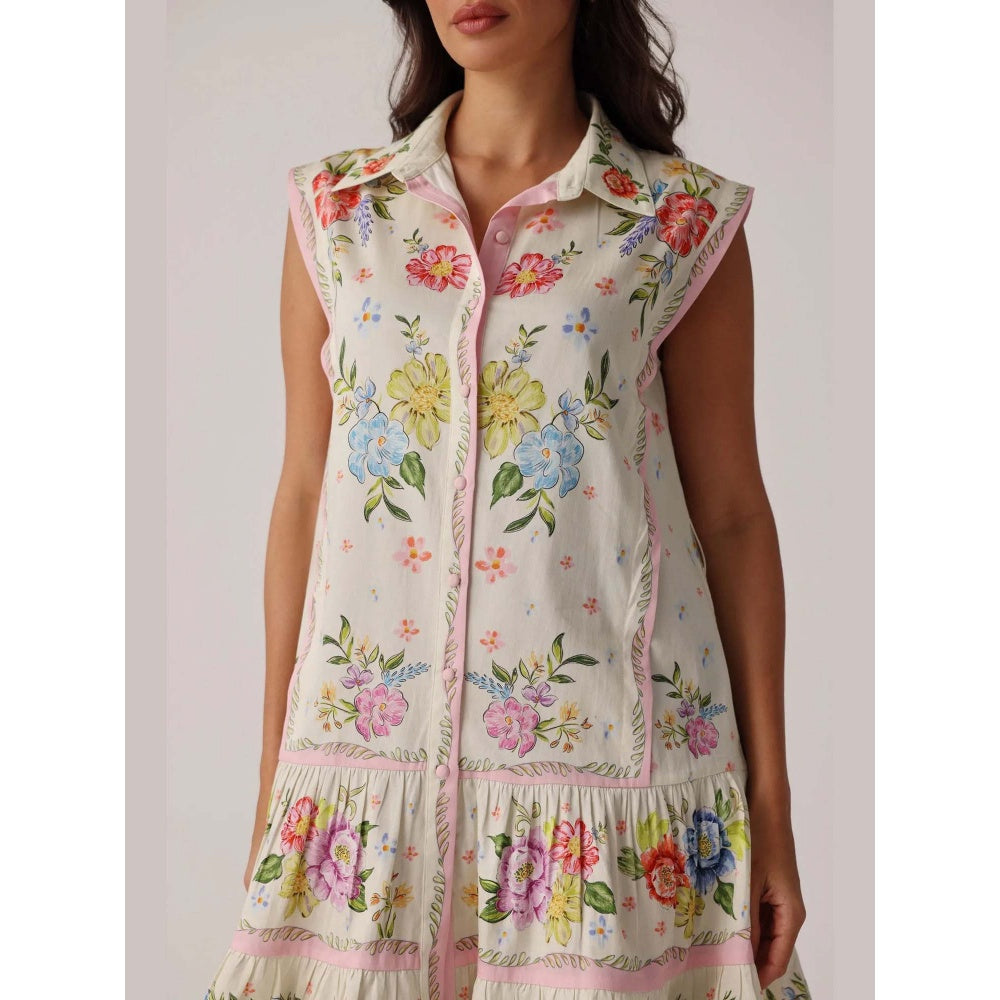 NOIB Vega Mini Dress - Bloom