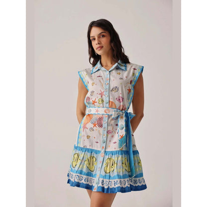 NOIB Vega Mini Dress - Seaborn