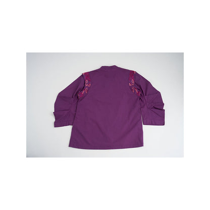 nona Lehr Curvy Shirt-Purple