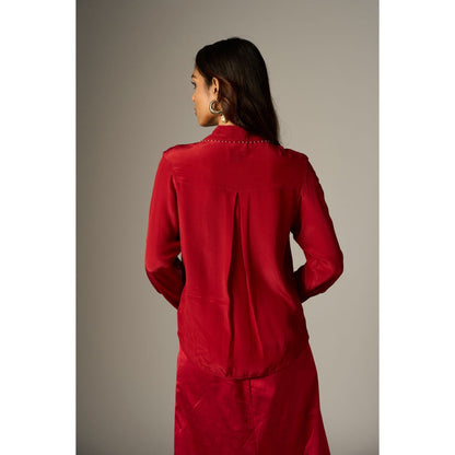 nona Lehr Regular Shirt-Red