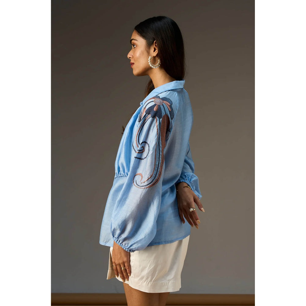 nona Blue Lehr Shirt