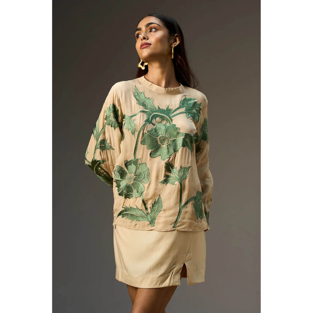 nona Beige Lehr Regular Top