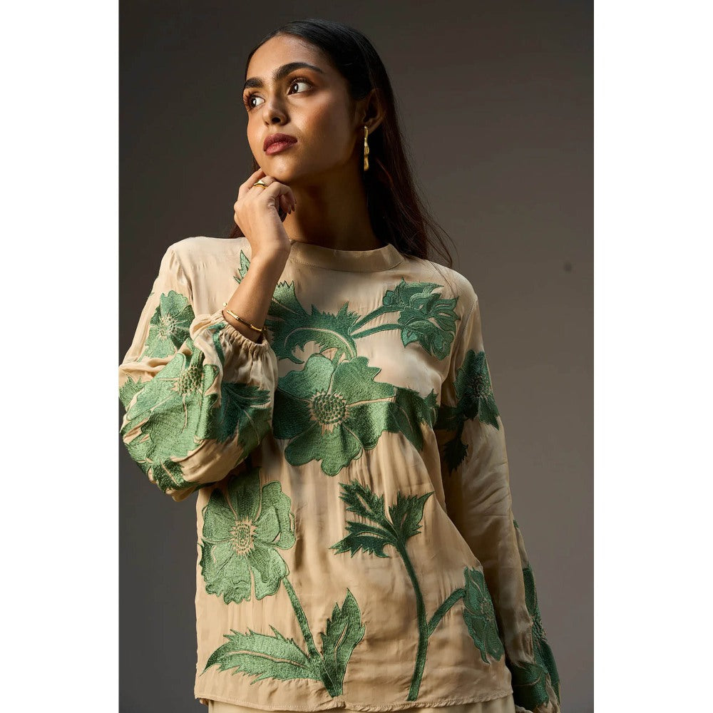 nona Beige Lehr Regular Top