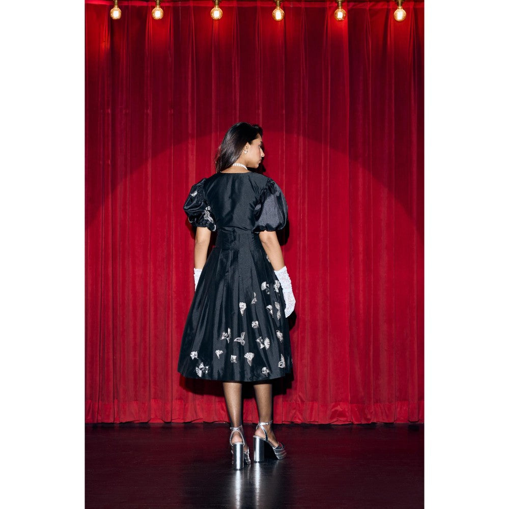 nona Womens Black Dress