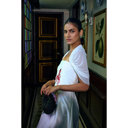nona Womens White Dress