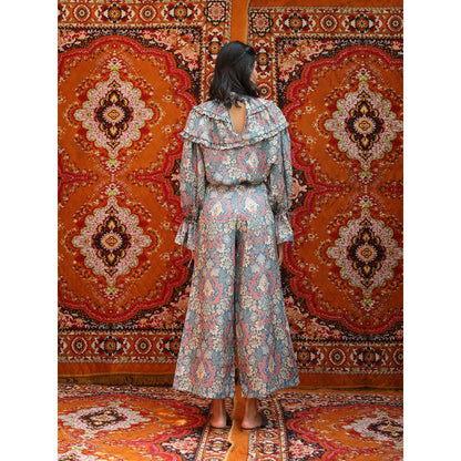 NORN Blue Atlas Gypsy Top & High Rise Pants