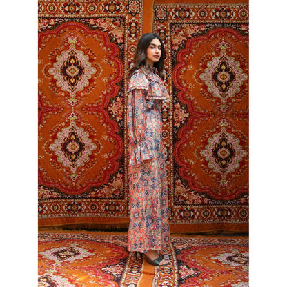 NORN Multi-Color Taza Gypsy Top & High Rise Pants