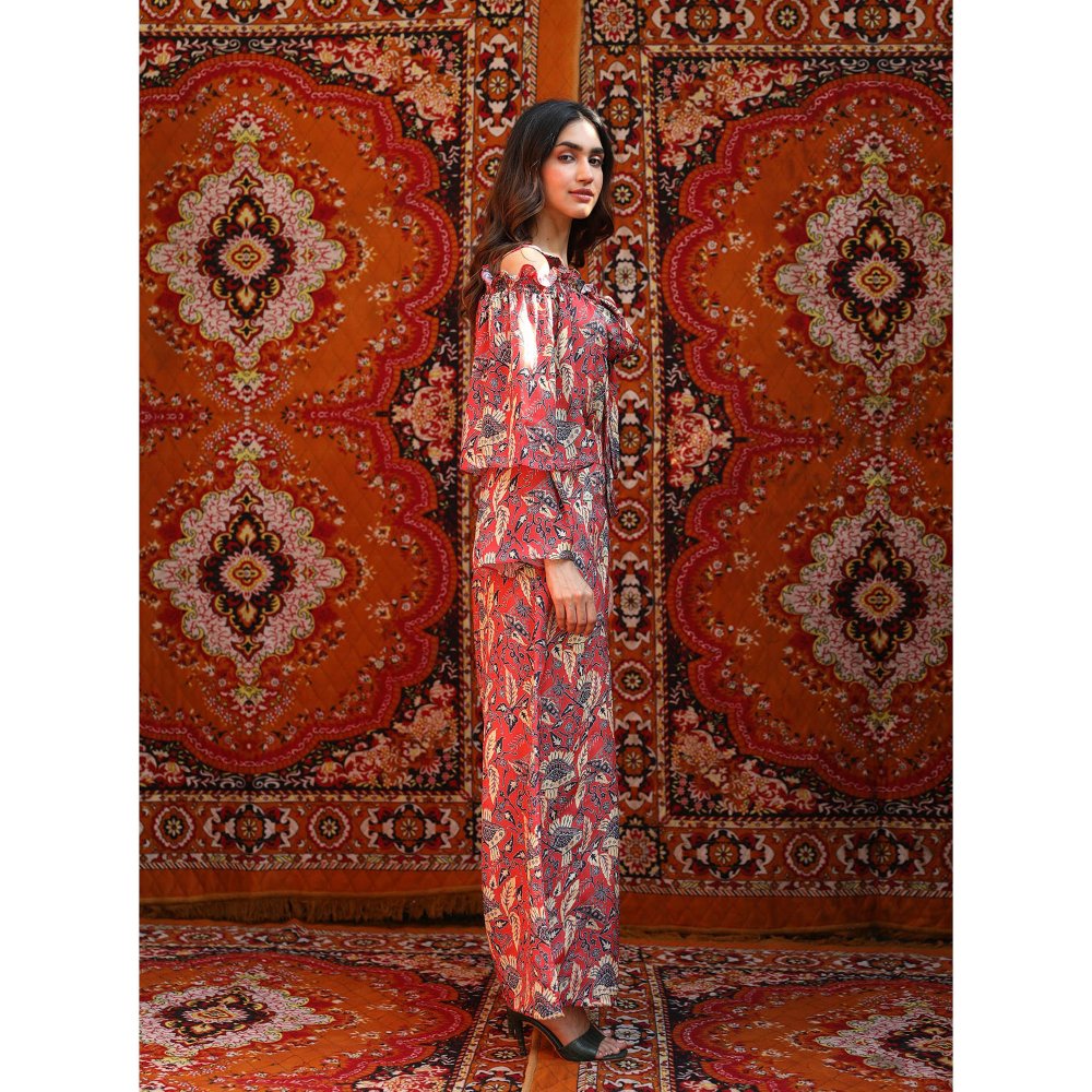 NORN Red Fez Bow Top