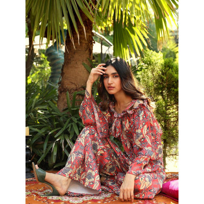 NORN Red Fez Bow Top