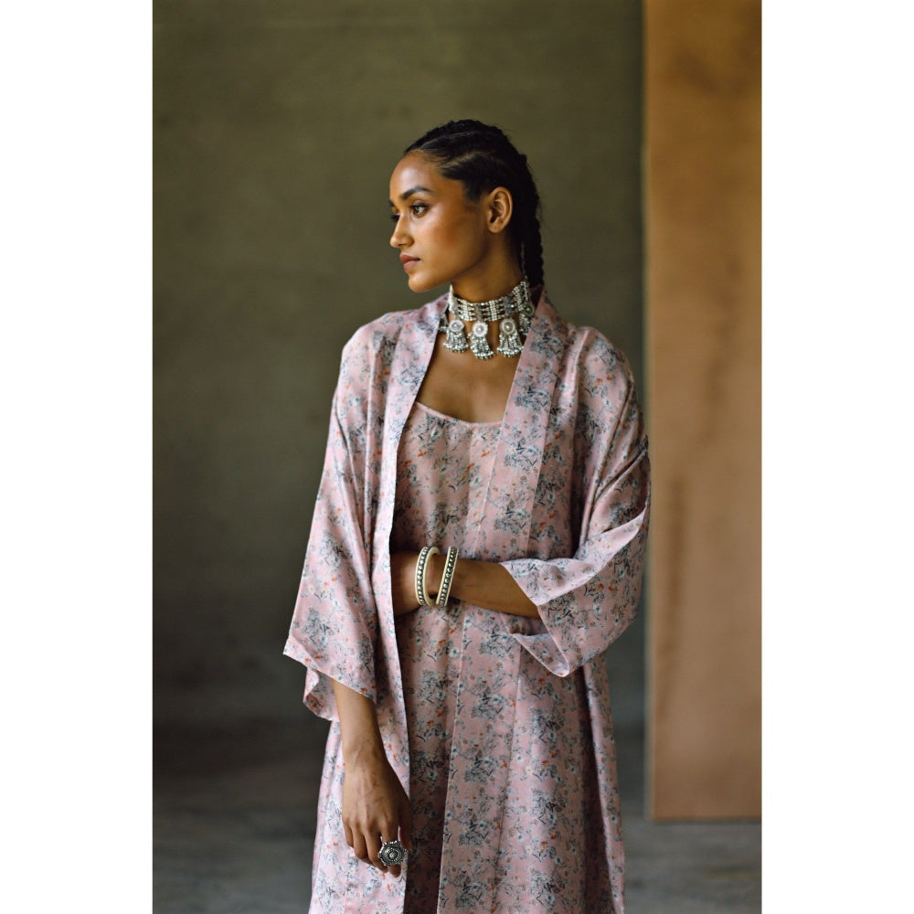 NORN Melon Slip Dress Cape (Set of 2)