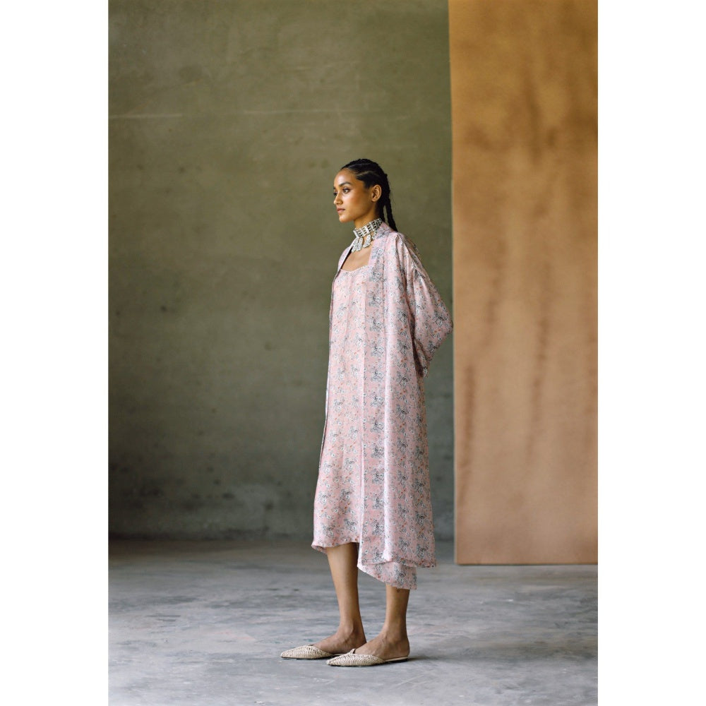 NORN Melon Slip Dress Cape (Set of 2)