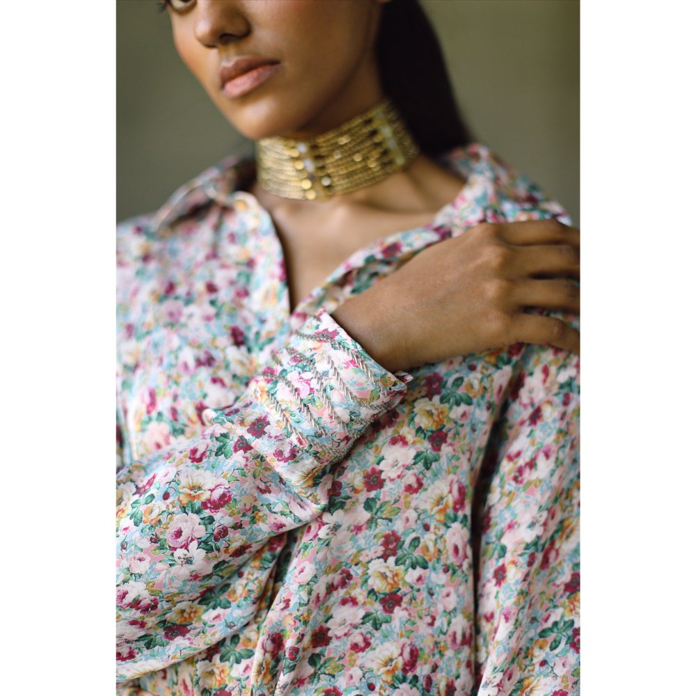 NORN Milano Broken Wave Cuff Shirt