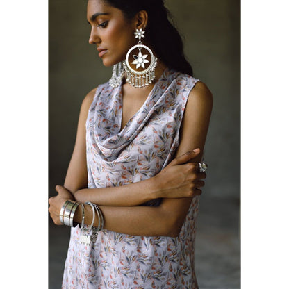 NORN Oxford Cowl Top