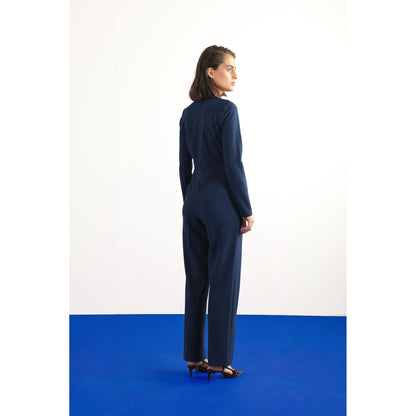 Notebook Iris Navy Blue Jumpsuit