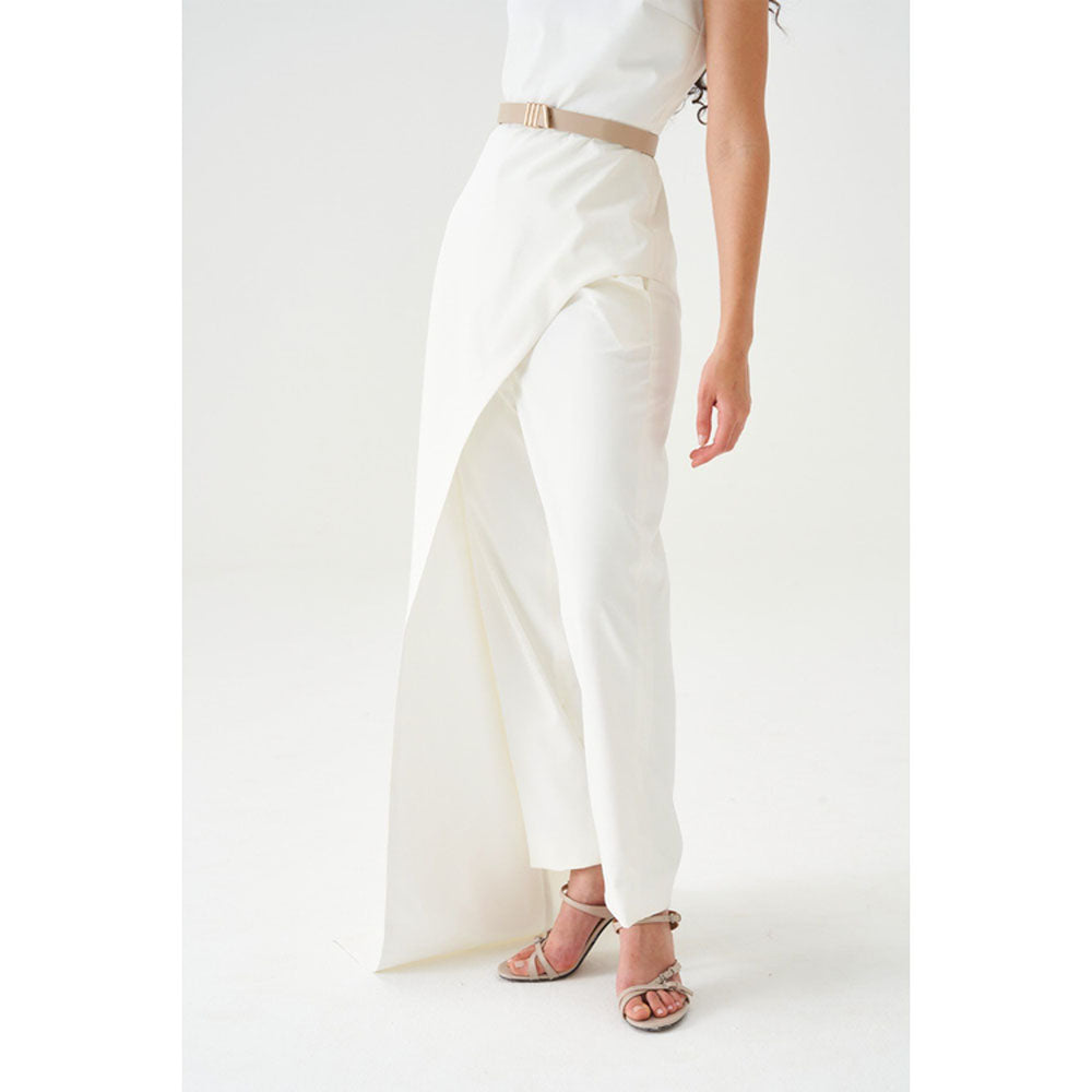 Notebook Women Ivory Rose Top with Pant Co-Ord's