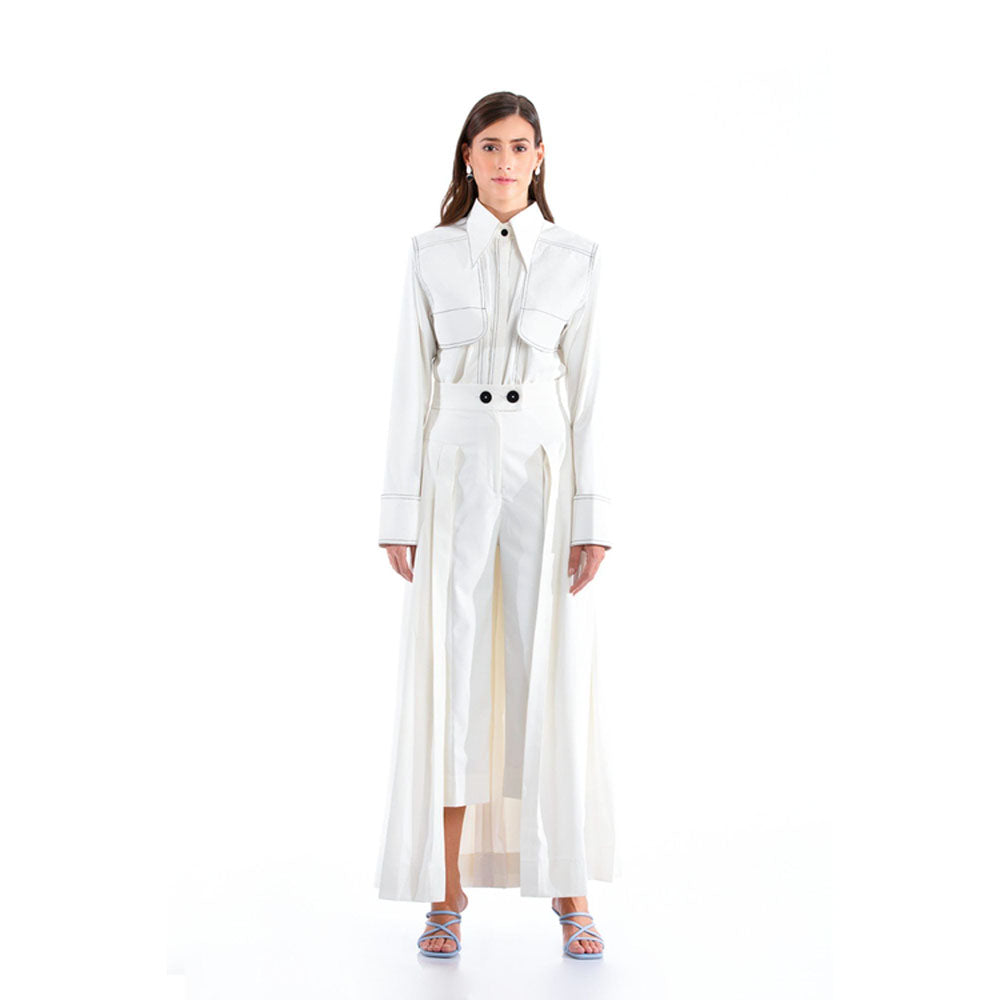 Notebook Women White Xela Top with Pant