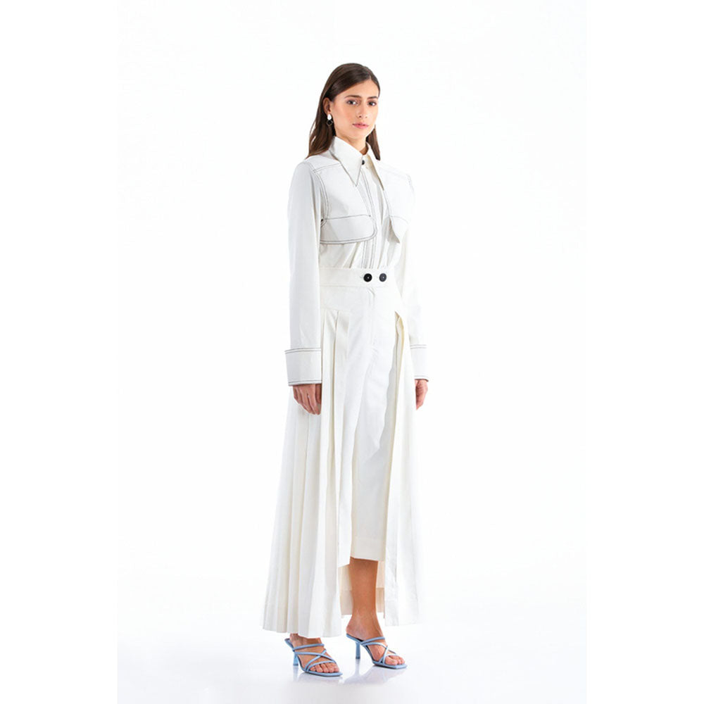 Notebook Women White Xela Top with Pant
