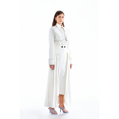 Notebook Women White Xela Top with Pant