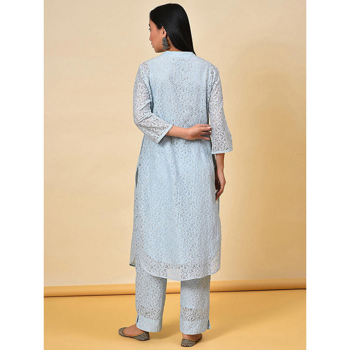 NUHH Iceberg Kurta And Pant (Set of 3)