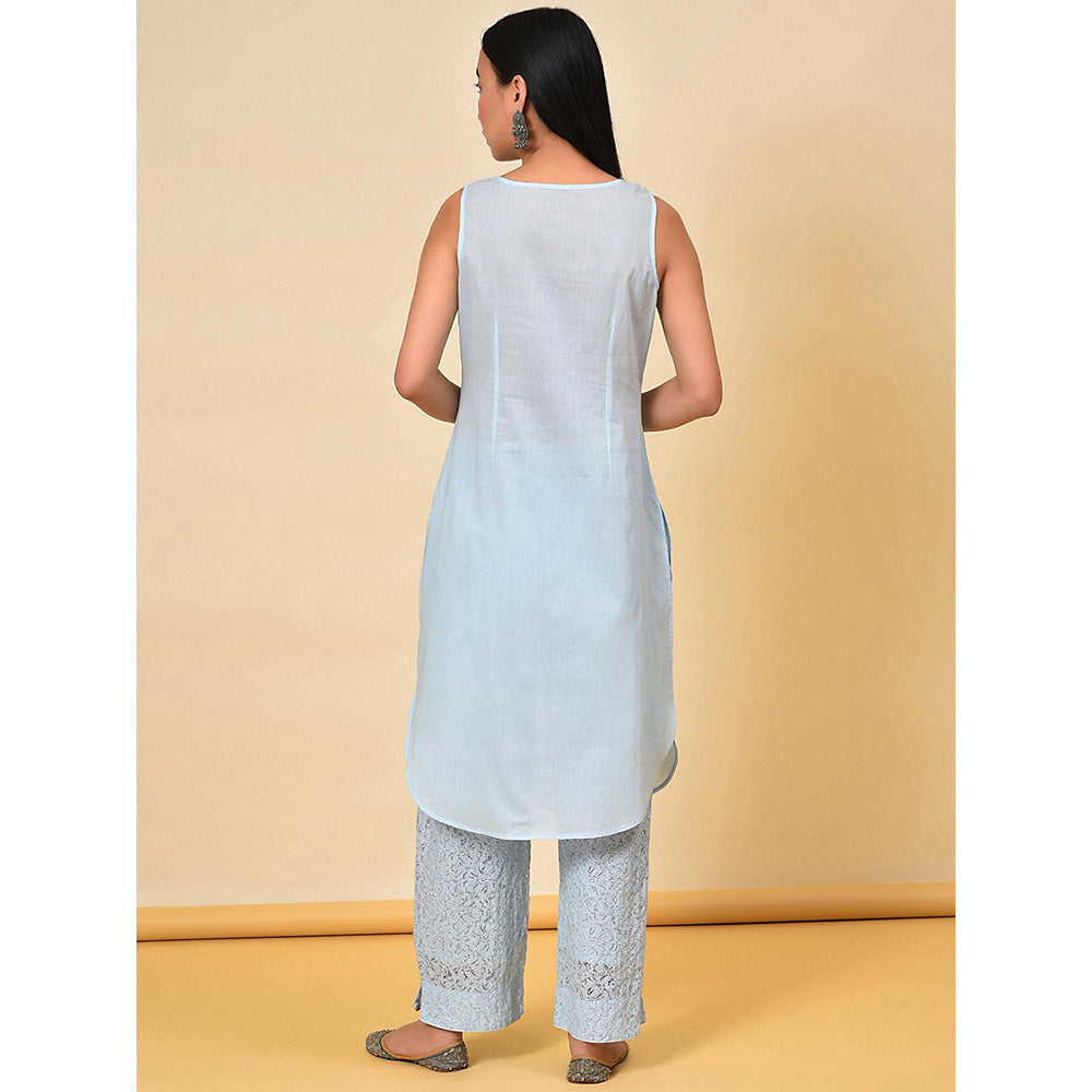 NUHH Iceberg Kurta And Pant (Set of 3)