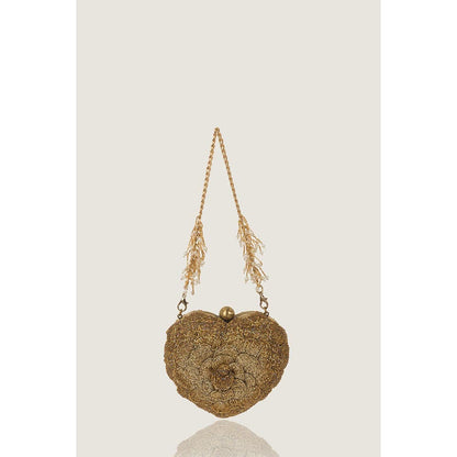 DOUX AMOUR Isa Gold Handbag