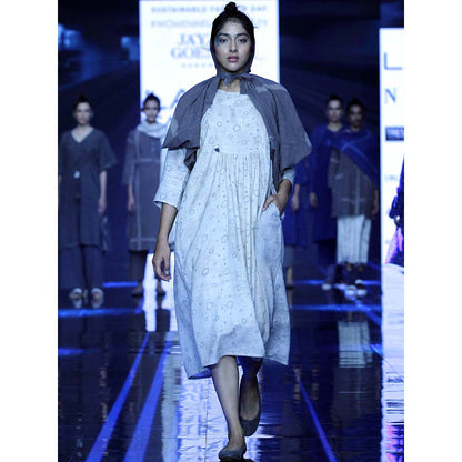 JAYATI GOENKA Taupe Solid Scarf