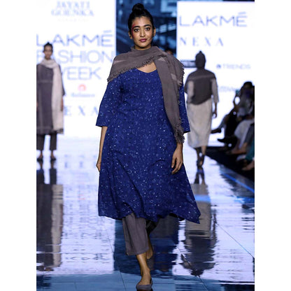 JAYATI GOENKA Taupe Solid Scarf