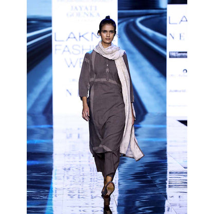 JAYATI GOENKA Beige Printed Stole