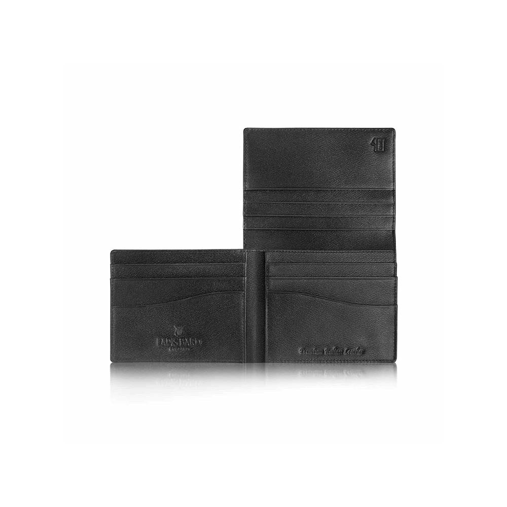 Lapis Bard Black Belgravia L-Fold Wallet