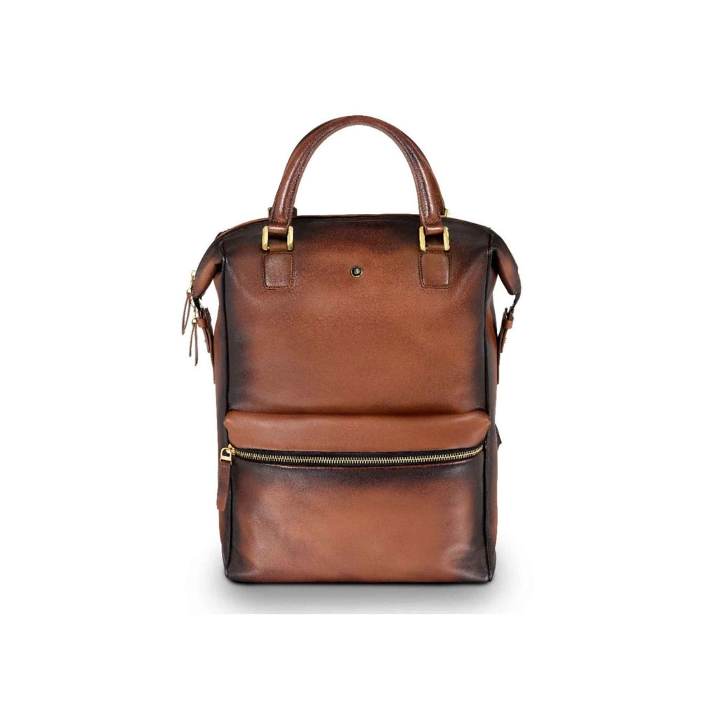 Lapis Bard Brown Ducorium Roxton 15Inch Laptop Backpack Bag