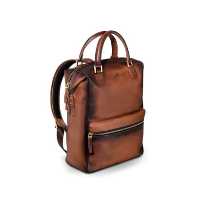 Lapis Bard Brown Ducorium Roxton 15Inch Laptop Backpack Bag
