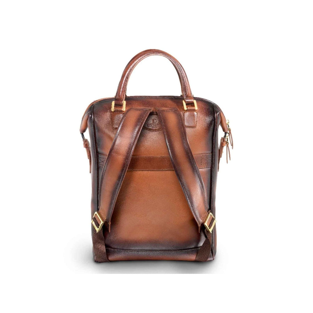 Lapis Bard Brown Ducorium Roxton 15Inch Laptop Backpack Bag