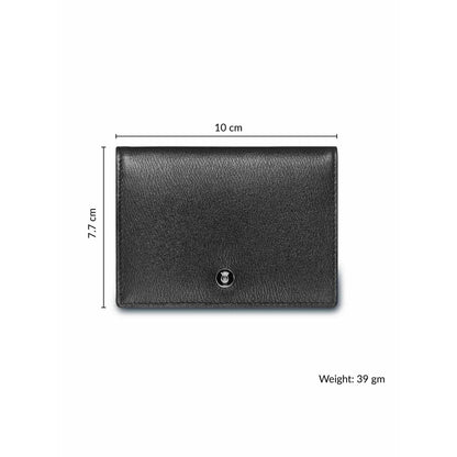 Lapis Bard Black Belgravia Credit Card Holder With ID Slot