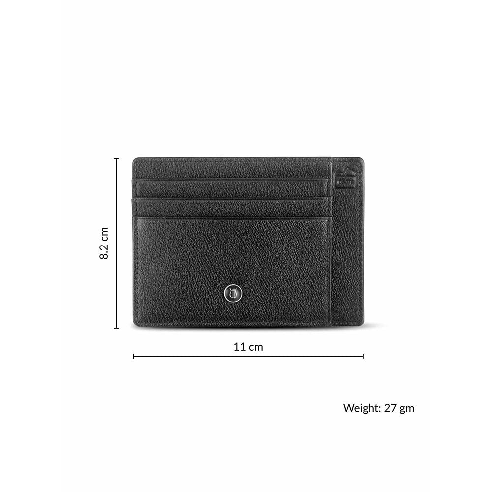 Lapis Bard Black Belgravia Credit Card Sleeve