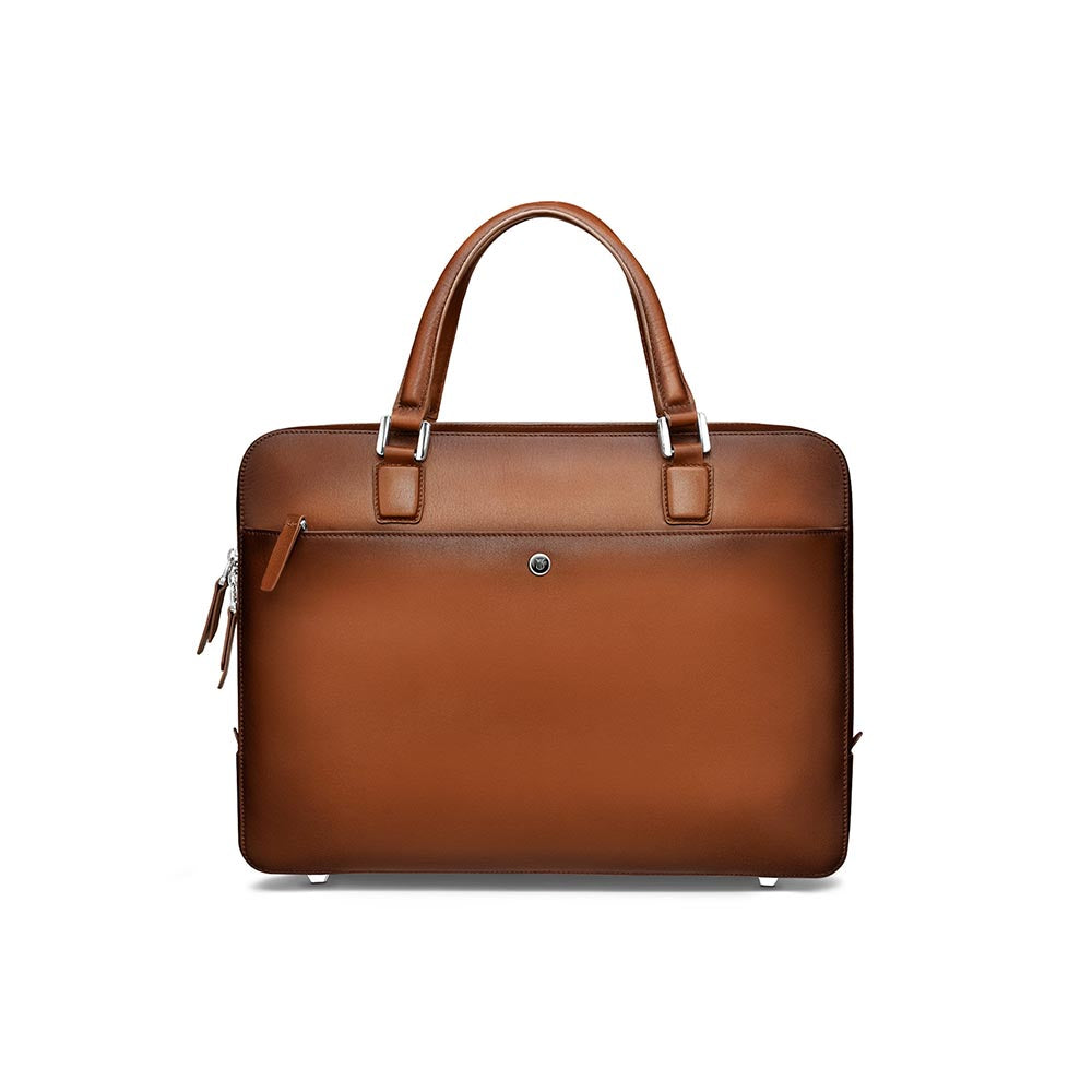 Lapis Bard Ducorium Spencer 14-inch Slim Laptop Business Bag Cognac