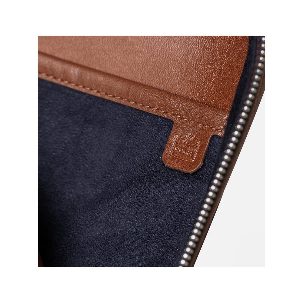 Lapis Bard Ducorium Spencer 14-inch Slim Laptop Business Bag Cognac