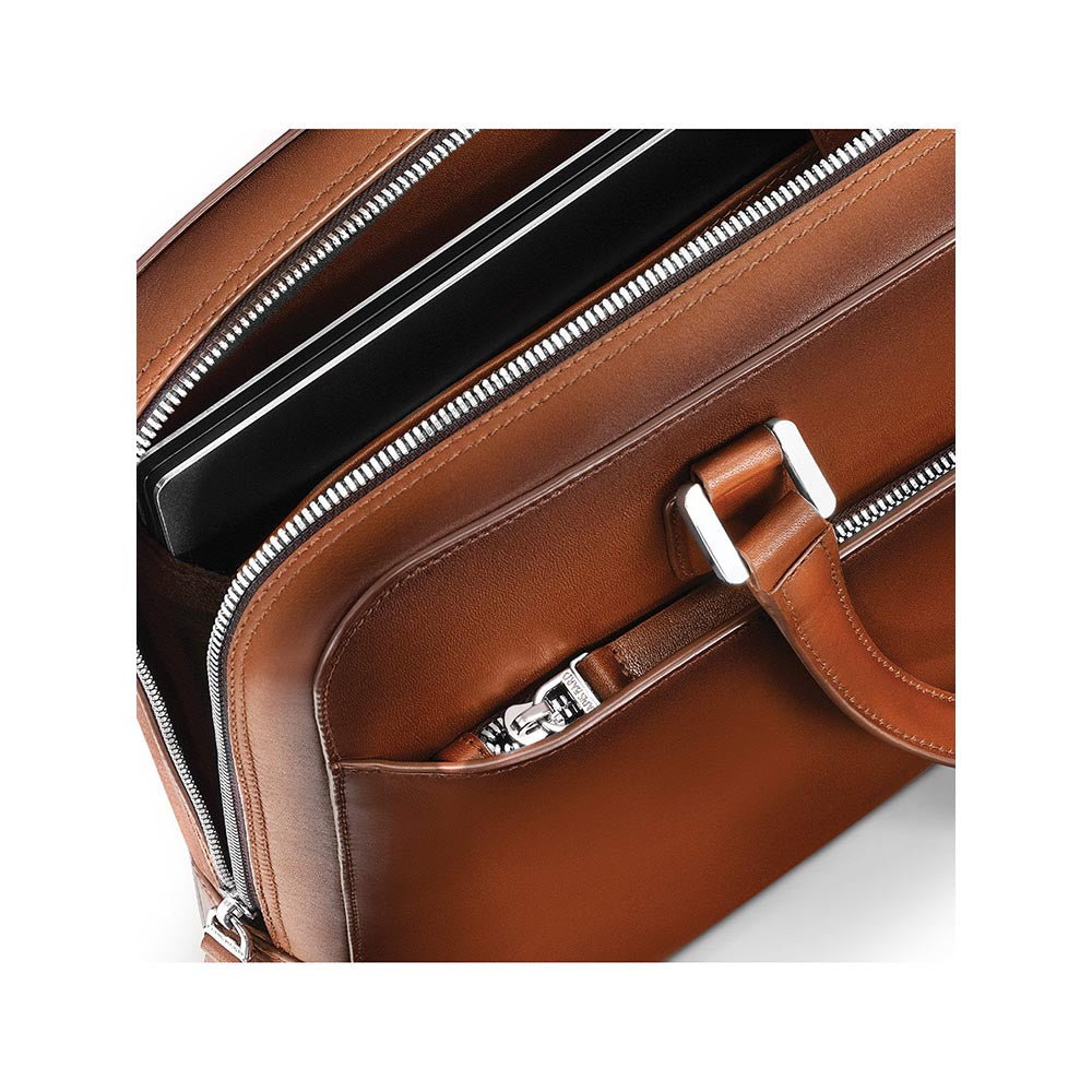 Lapis Bard Ducorium Spencer 14-inch Slim Laptop Business Bag Cognac