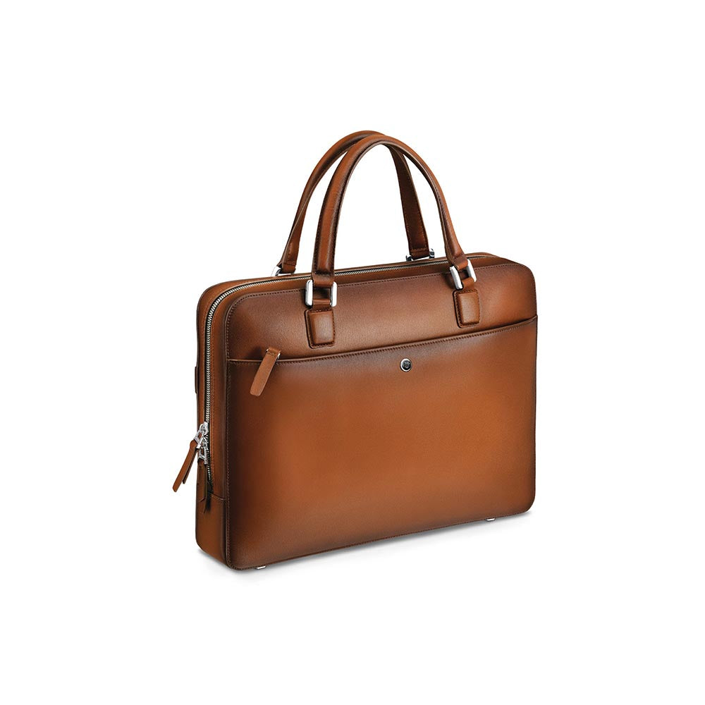 Lapis Bard Ducorium Spencer 14-inch Slim Laptop Business Bag Cognac