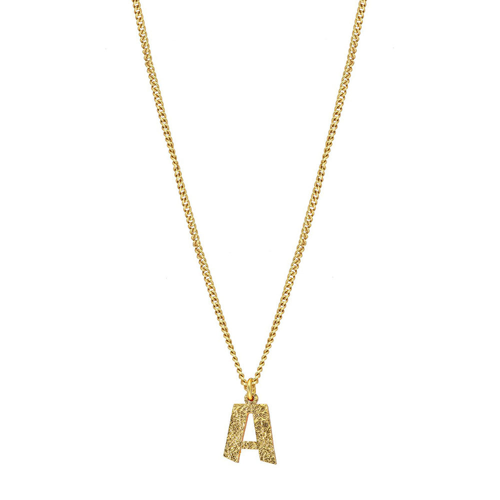 MNSH Minimalistic Initial A Necklace